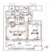 ローレルタワーサンクタス梅田の間取り画像
