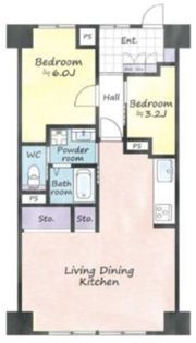 カーサ三田の間取り画像