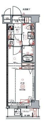 クレヴィスタ豊洲ベイサイドの間取り画像