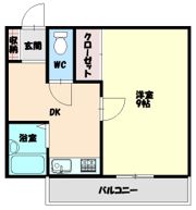 岡田マンションの間取り画像