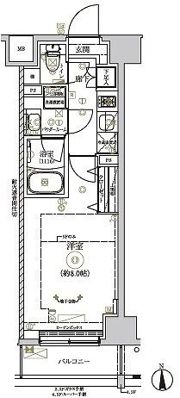 RELUXIA TOKYO NORTH GATEの間取り画像