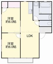 コーポ小野田の間取り画像