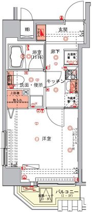ハーモニーレジデンス浅草の間取り画像