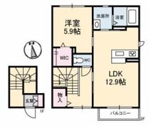 ディアメゾンの間取り画像