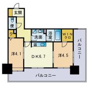 ルネッサンス21千早の間取り画像