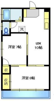 健生ビルの間取り画像