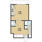コーポ山口の間取り画像