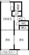 CREST QUARTER A棟の間取り画像