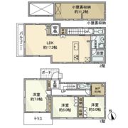 浜田山戸建の間取り画像