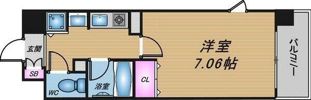 クレアートアドバンス大阪城南の間取り画像