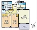 コスモ平井メルベーユの間取り画像