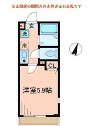 KAツルミの間取り画像