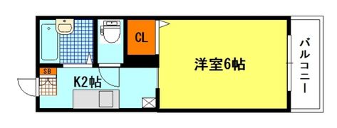 キャッスル21の間取り画像