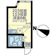 ユナイト衣笠ジョルジェットの間取り画像