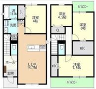 新守町254KODATEXⅥB棟の間取り画像