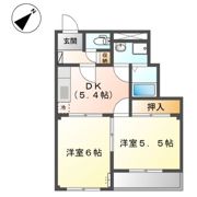 サンハイツ山ノ手の間取り画像