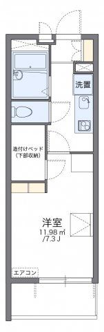 レオパレスメゾンドM Ⅱの間取り画像