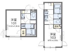 レオネクストルミネスⅠの間取り画像