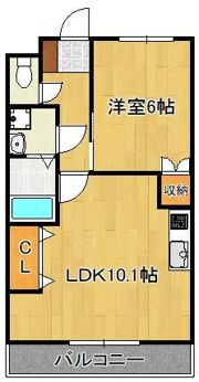 ベティプレイスの間取り画像