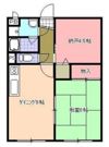 シャトー田益の間取り画像