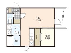 Plume翠町の間取り画像