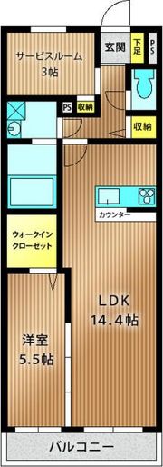 アセント富士見の間取り画像