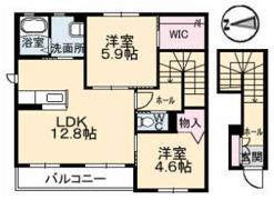 プレミオ松前 C棟の間取り画像