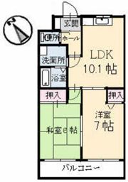 パークツインズ A棟の間取り画像