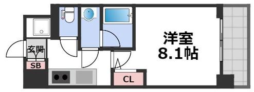 グランカーサ高井田の間取り画像