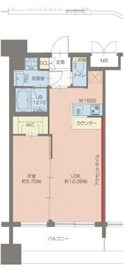 プレジオ東三国の間取り画像