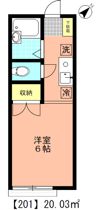 コーポK2の間取り画像