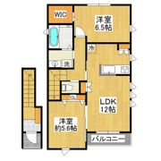 ブリージア研究学園A棟の間取り画像