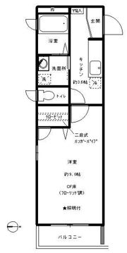 シャーメゾン吉野町の間取り画像