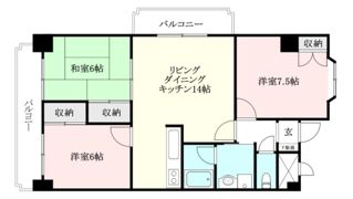 ハイシティ松山の間取り画像
