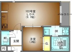 Grandtic the luxの間取り画像