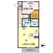 サクラコーポ A棟の間取り画像