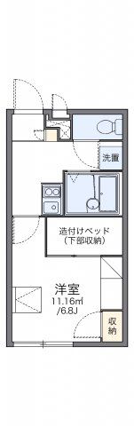 レオパレスコンフォート関町の間取り画像