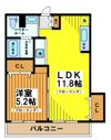 グレイシャス南台の間取り画像