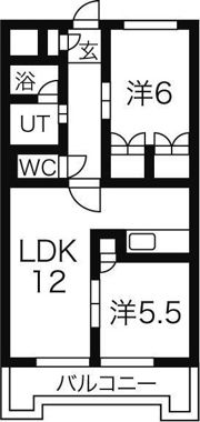 第5共栄ハイツの間取り画像