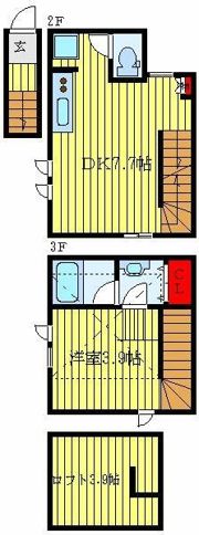 BELARTE池袋の間取り画像