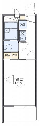 レオパレスQUATREの間取り画像