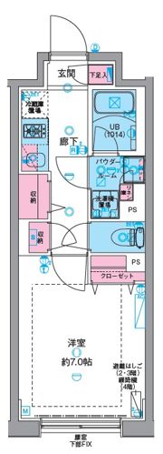 GENOVIA鵜の木の間取り画像