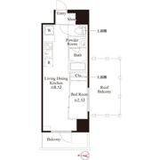 ハーモニーレジデンス東京武蔵関WEST SIDEの間取り画像