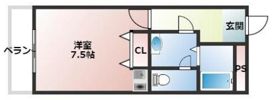 エレガンスウエノの間取り画像