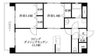 第5椿マンションの間取り画像