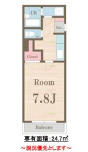 ラフィネ横浜の間取り画像