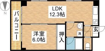 カーサ北山の間取り画像
