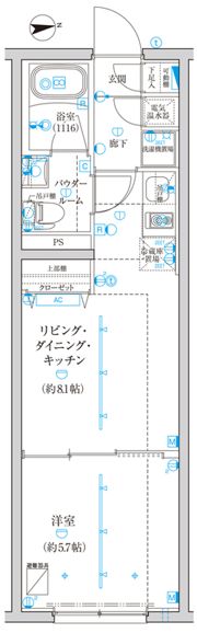 TRADIS西池袋の間取り画像