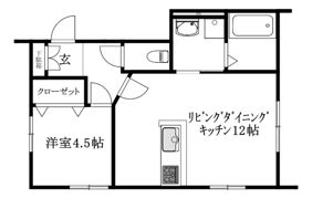 MKO中須賀Bの間取り画像