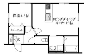 MKO中須賀Bの間取り画像